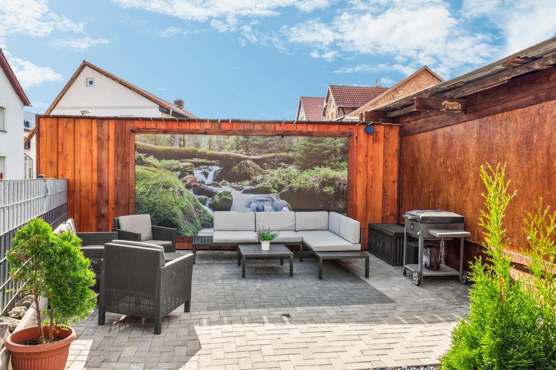 Apartment Harzlounge Center Thale - Grill & Garden Екстер'єр фото